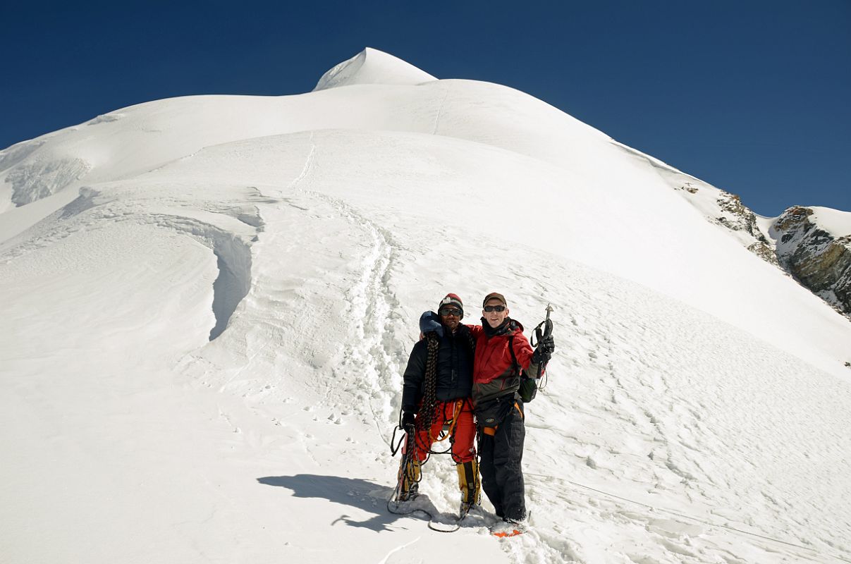 24 Climbing Sherpa Lal Singh Tamang And Jerome Ryan Back At Col Camp After Descent From Chulu Far East Summit 